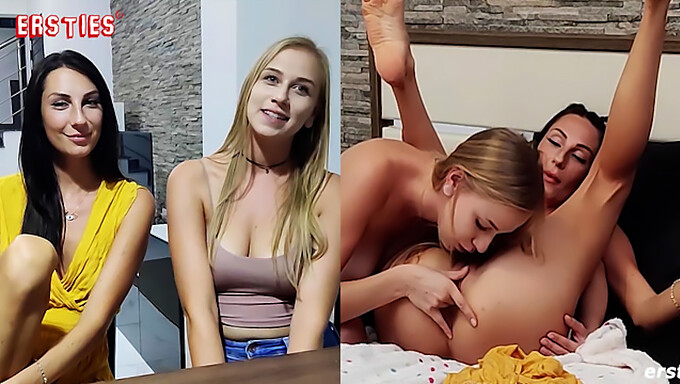 Sirena Et Alison Se Laissent Aller À L'Intimité Lesbienne Et Au Jeu De Gode-Ceinture