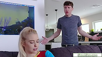 Blonde Stepsis Gets Her Ass Pounded By Her Stepbrother