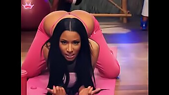 Nicki Minaj的剃光阴户和性感表演,在一个热辣的视频中